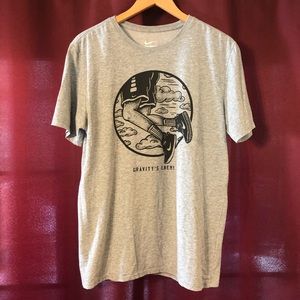Grey Nike basketball T-shirt